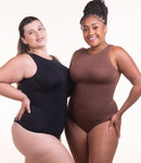 Body Chic - Body Modelador Decote Alto Sem Costura