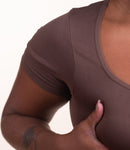 Body Confort - Body de Manga Curta Sem Costura - Compre 1 Leve 2