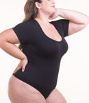 Body Confort - Body de Manga Curta Sem Costura - Compre 1 Leve 2