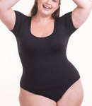 Body Confort - Body de Manga Curta Sem Costura - Compre 1 Leve 2