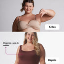 Sutiã Push Up + Body Shaper Canelado - Combo Irresistível