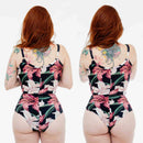 Maiô modelador - SlimSun NÓ Estampado e Bumbum Fio Duplo